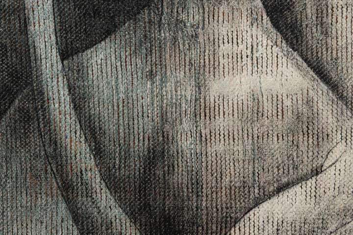 3' 4 x 5' 6 Hand Knotted Ultra Vintage Persian Wool Rug