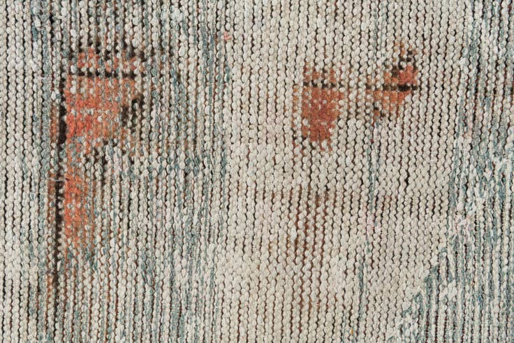 Detail image of 3' 4 x 5' 6 Hand Knotted Ultra Vintage Persian Wool Rug