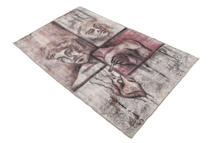 3' x 5' Hand Knotted Ultra Vintage Persian Wool Rug