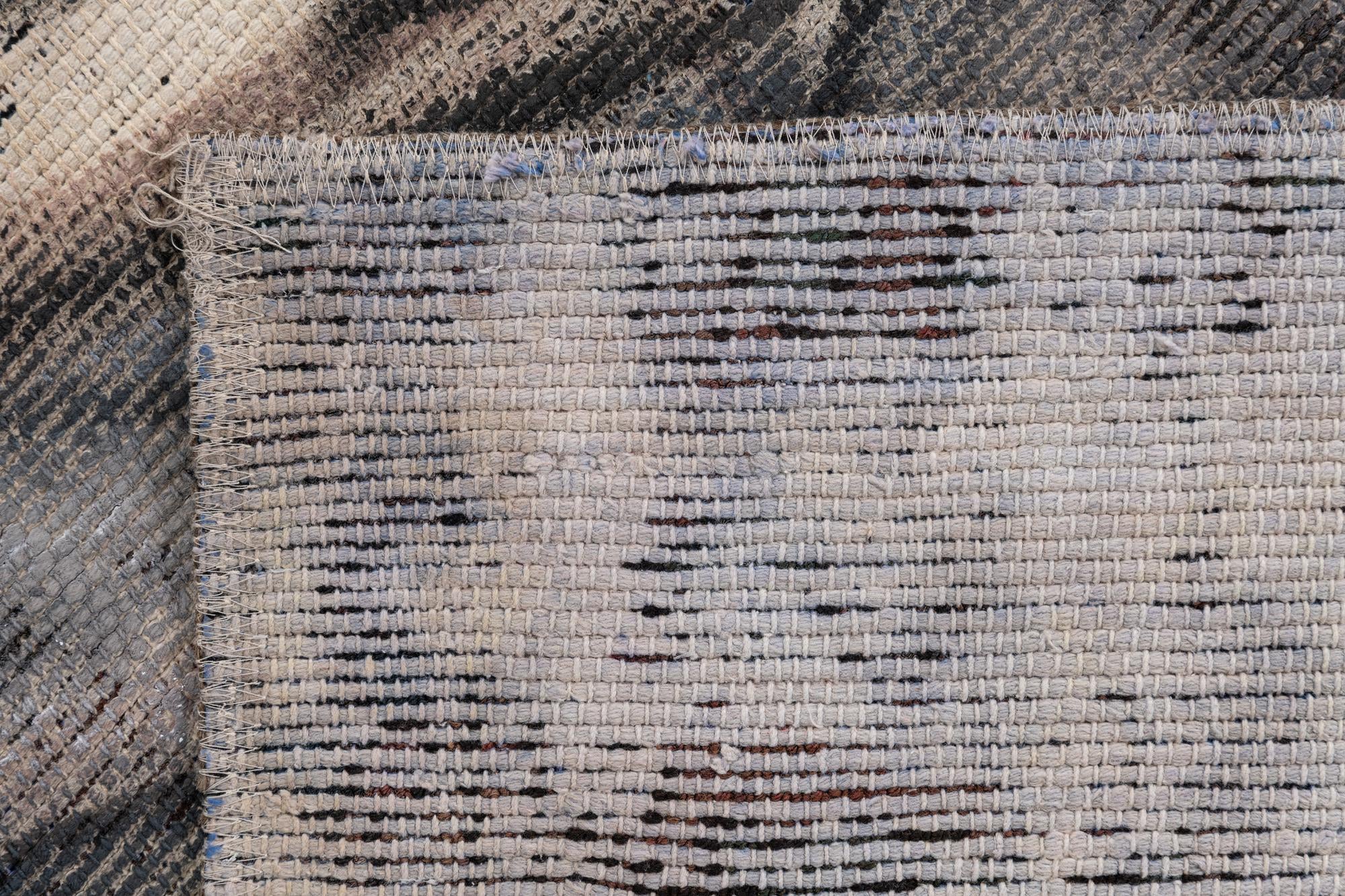 3' 2 x 4' 3 Hand Knotted Ultra Vintage Persian Wool Rug