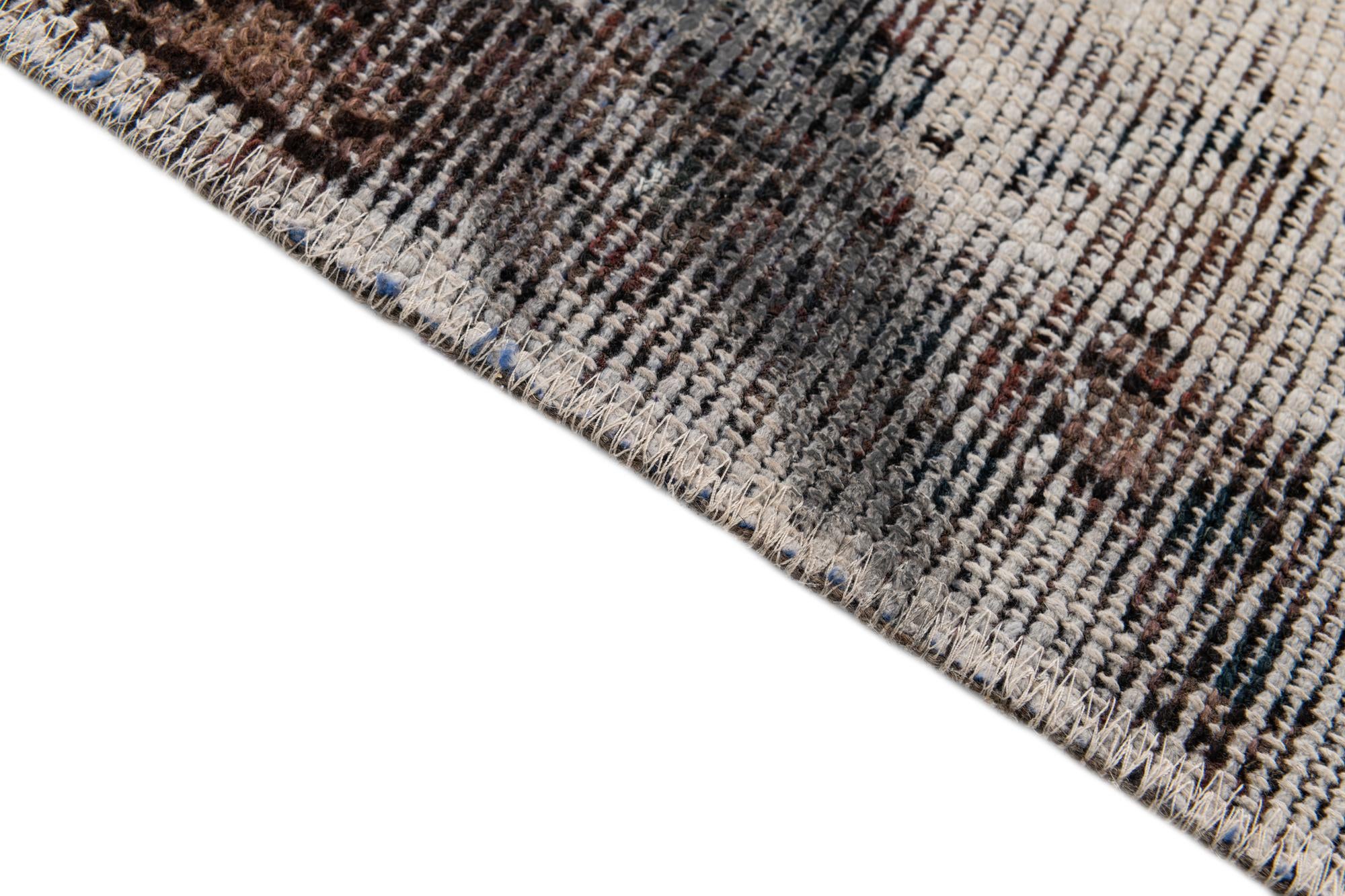 3' 2 x 4' 3 Hand Knotted Ultra Vintage Persian Wool Rug