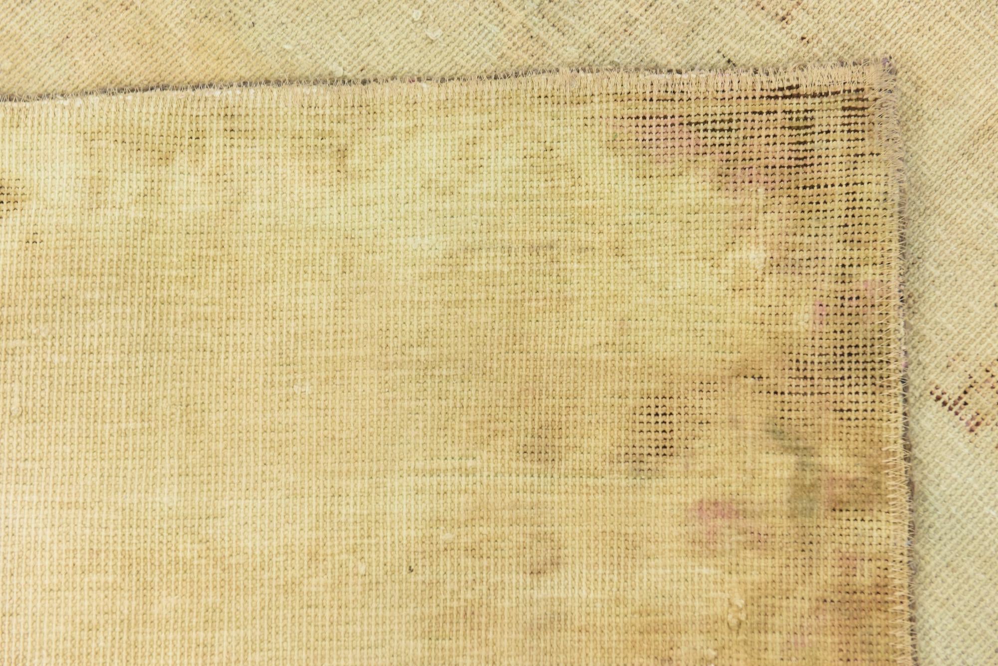 6' 7 x 9' 8 Hand Knotted Ultra Vintage Persian Wool Rug