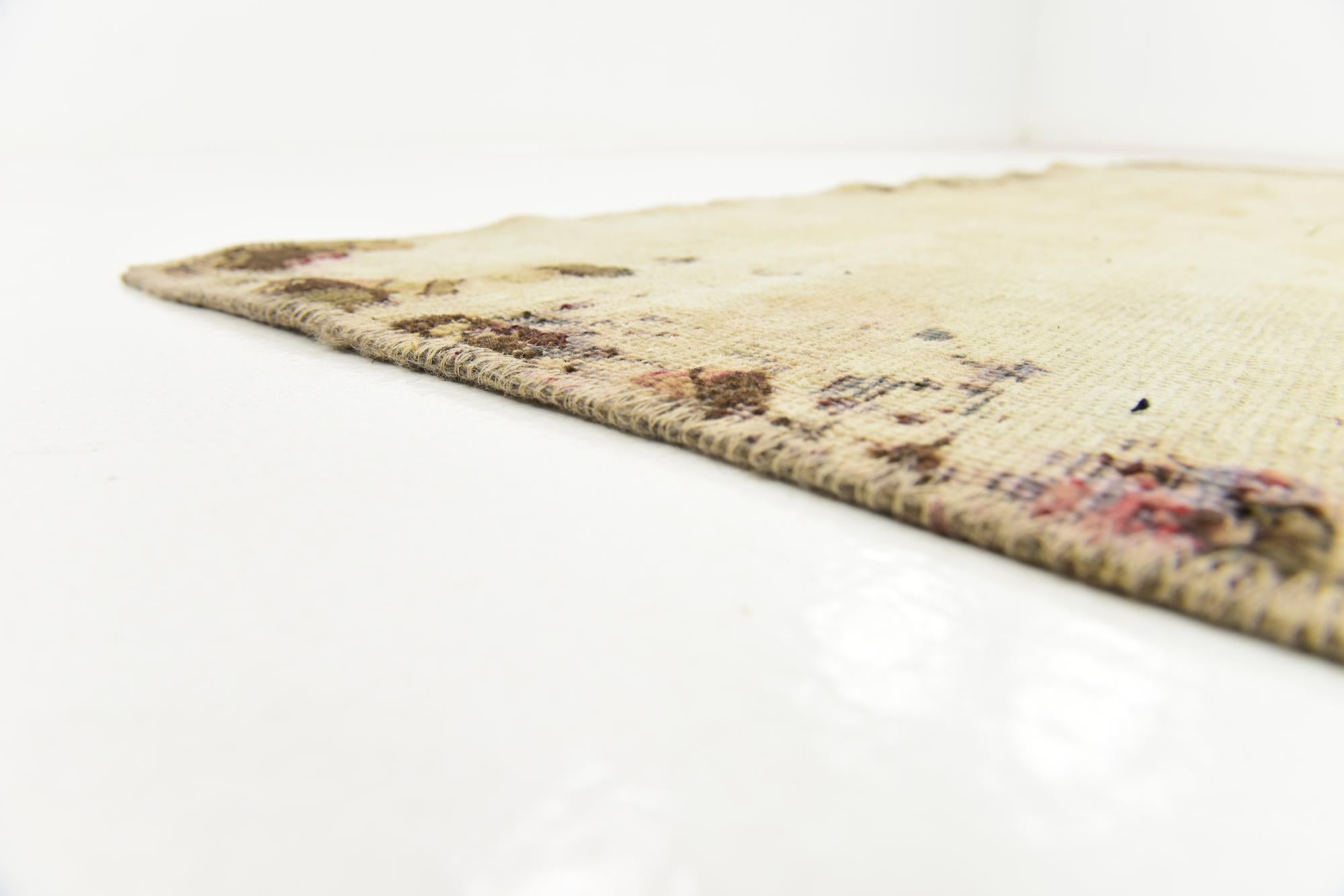 6' 7 x 9' 8 Hand Knotted Ultra Vintage Persian Wool Rug