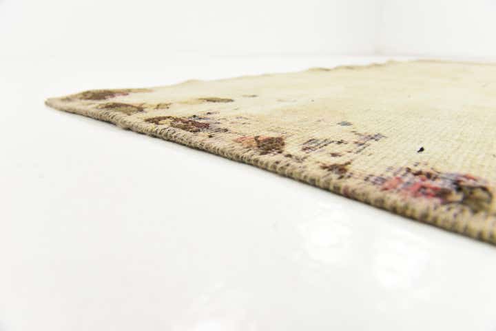 6' 7 x 9' 8 Hand Knotted Ultra Vintage Persian Wool Rug