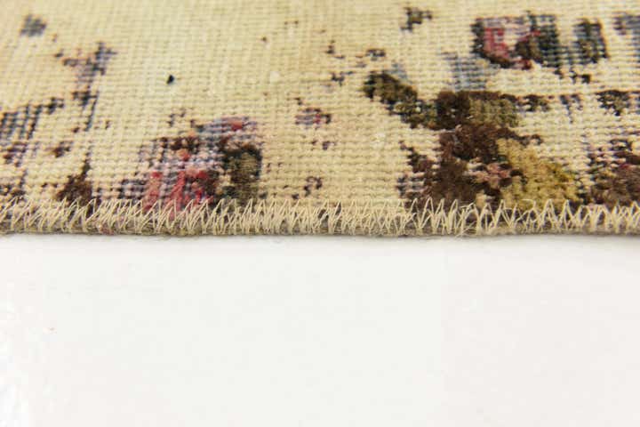 6' 7 x 9' 8 Hand Knotted Ultra Vintage Persian Wool Rug