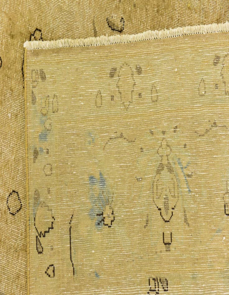 Detail image of 6' 10 x 9' 9 Hand Knotted Ultra Vintage Persian Wool Rug