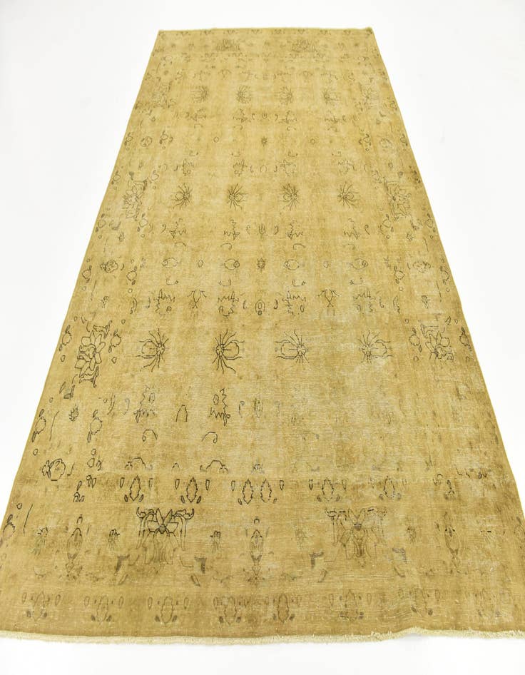 Detail image of 6' 10 x 9' 9 Hand Knotted Ultra Vintage Persian Wool Rug