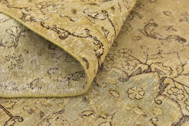 9' 5 x 13' 5 Hand Knotted Ultra Vintage Persian Wool Rug