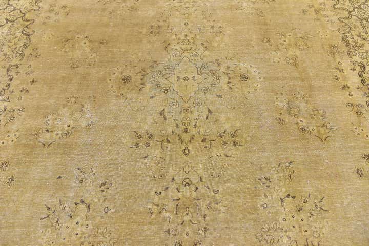 9' 5 x 13' 5 Hand Knotted Ultra Vintage Persian Wool Rug