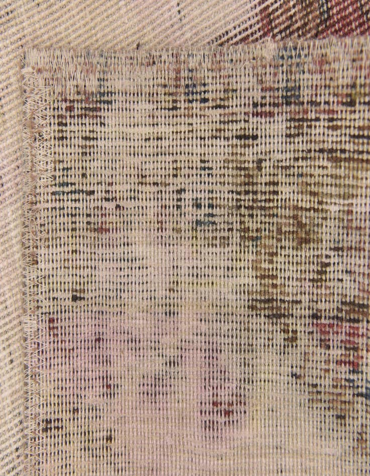 Detail image of 4' 3 x 6' 4  Hand Knotted Ultra Vintage Persian Wool Rug