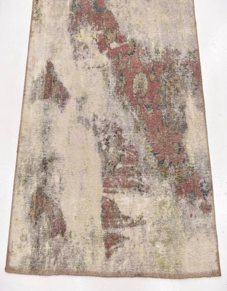 Detail image of 4' 3 x 6' 4  Hand Knotted Ultra Vintage Persian Wool Rug