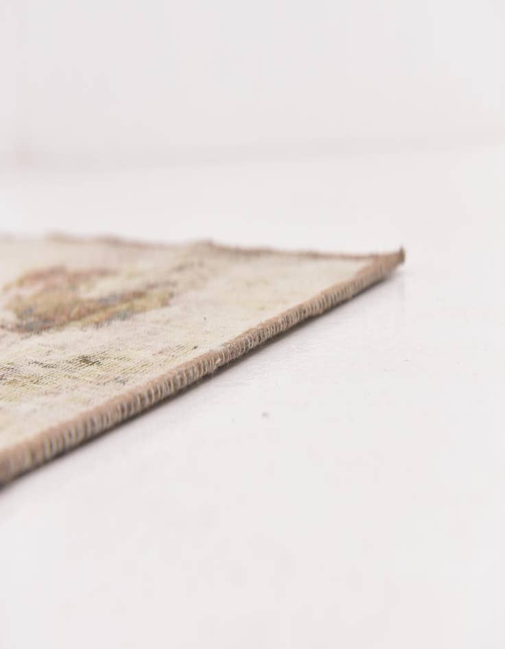 Detail image of 4' 3 x 6' 4  Hand Knotted Ultra Vintage Persian Wool Rug