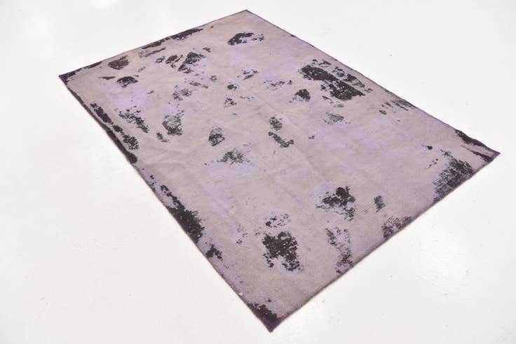 Detail image of 4' x 5' 10 Hand Knotted Ultra Vintage Persian Wool Rug