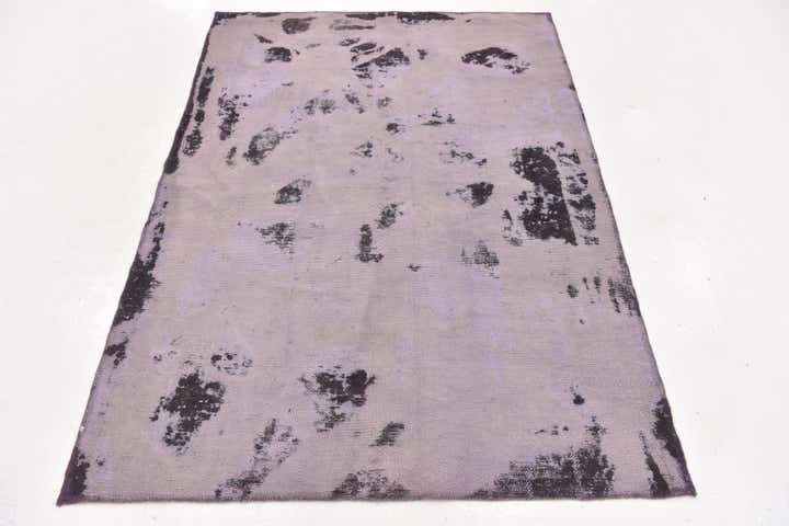 4' x 5' 10 Hand Knotted Ultra Vintage Persian Wool Rug