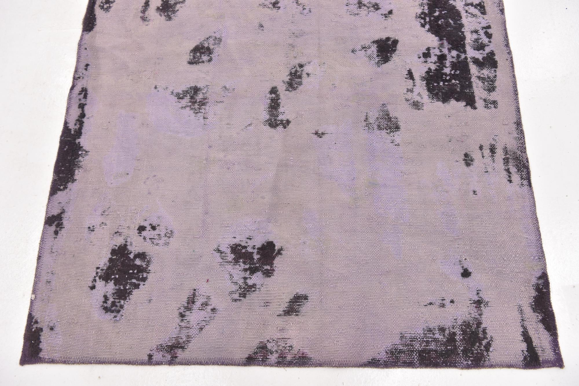 4' x 5' 10 Hand Knotted Ultra Vintage Persian Wool Rug