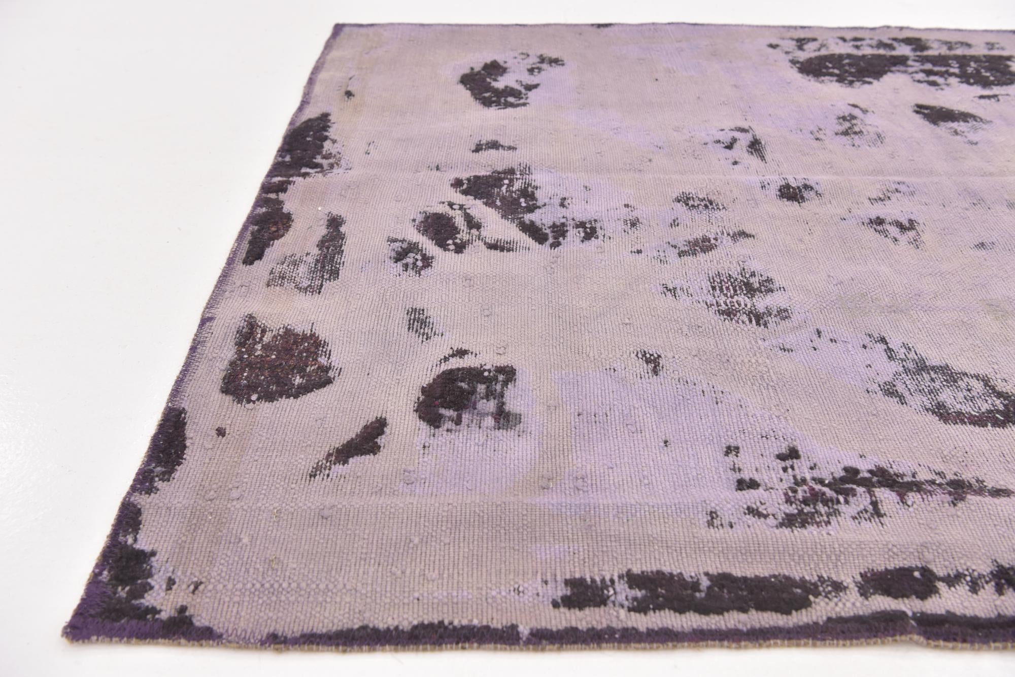 4' x 5' 10 Hand Knotted Ultra Vintage Persian Wool Rug