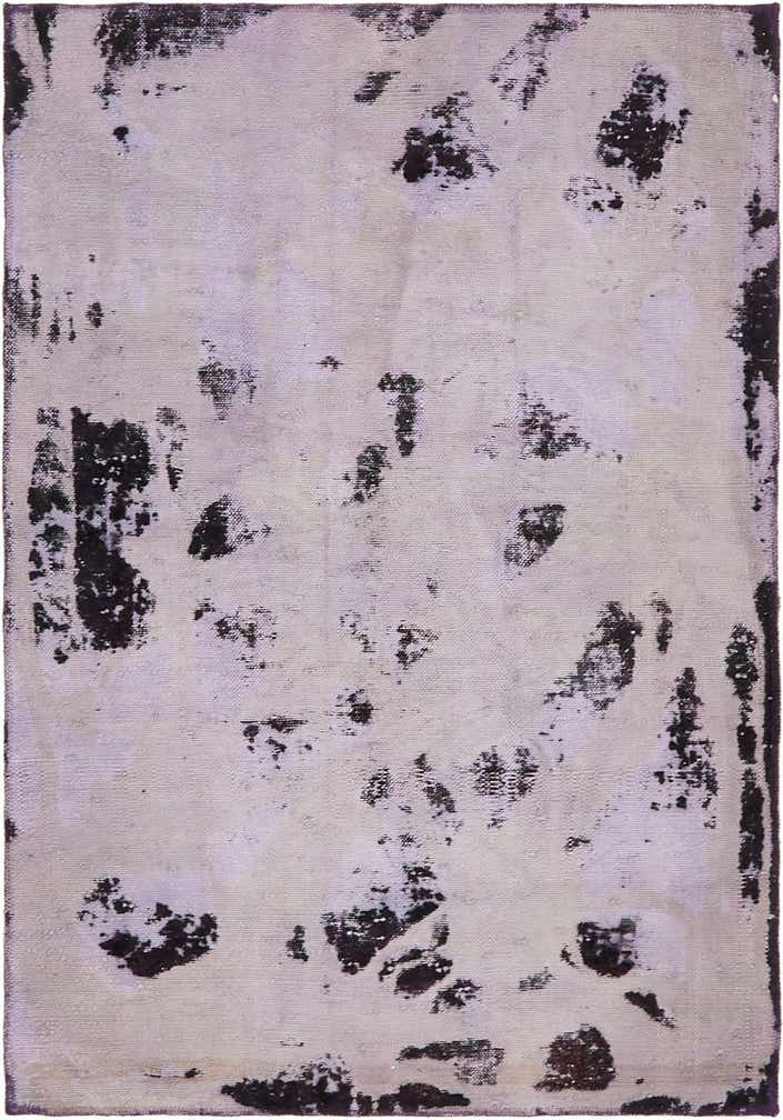 4' x 5' 10 Hand Knotted Ultra Vintage Persian Wool Rug