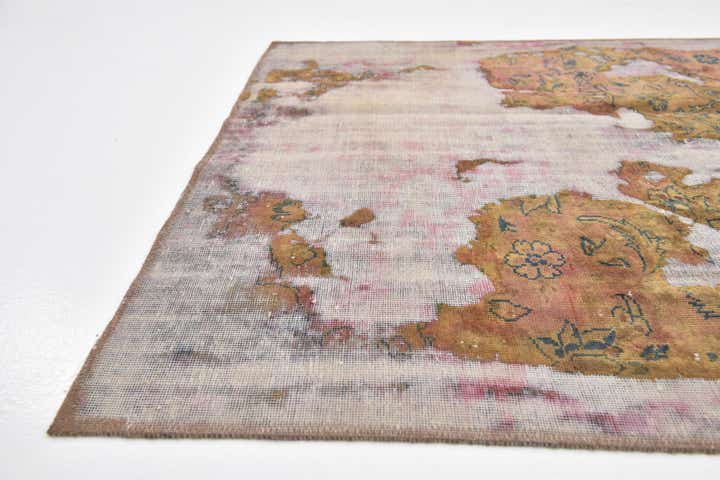 4' 2 x 7' 2 Hand Knotted Ultra Vintage Persian Wool Rug