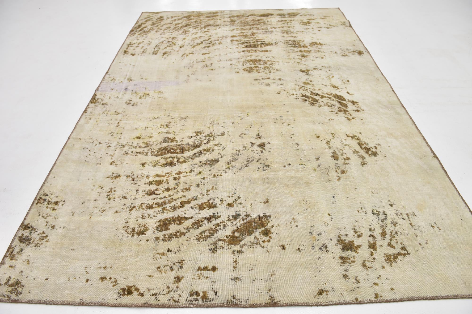 7' 7 x 11' 2 Hand Knotted Ultra Vintage Persian Wool Rug
