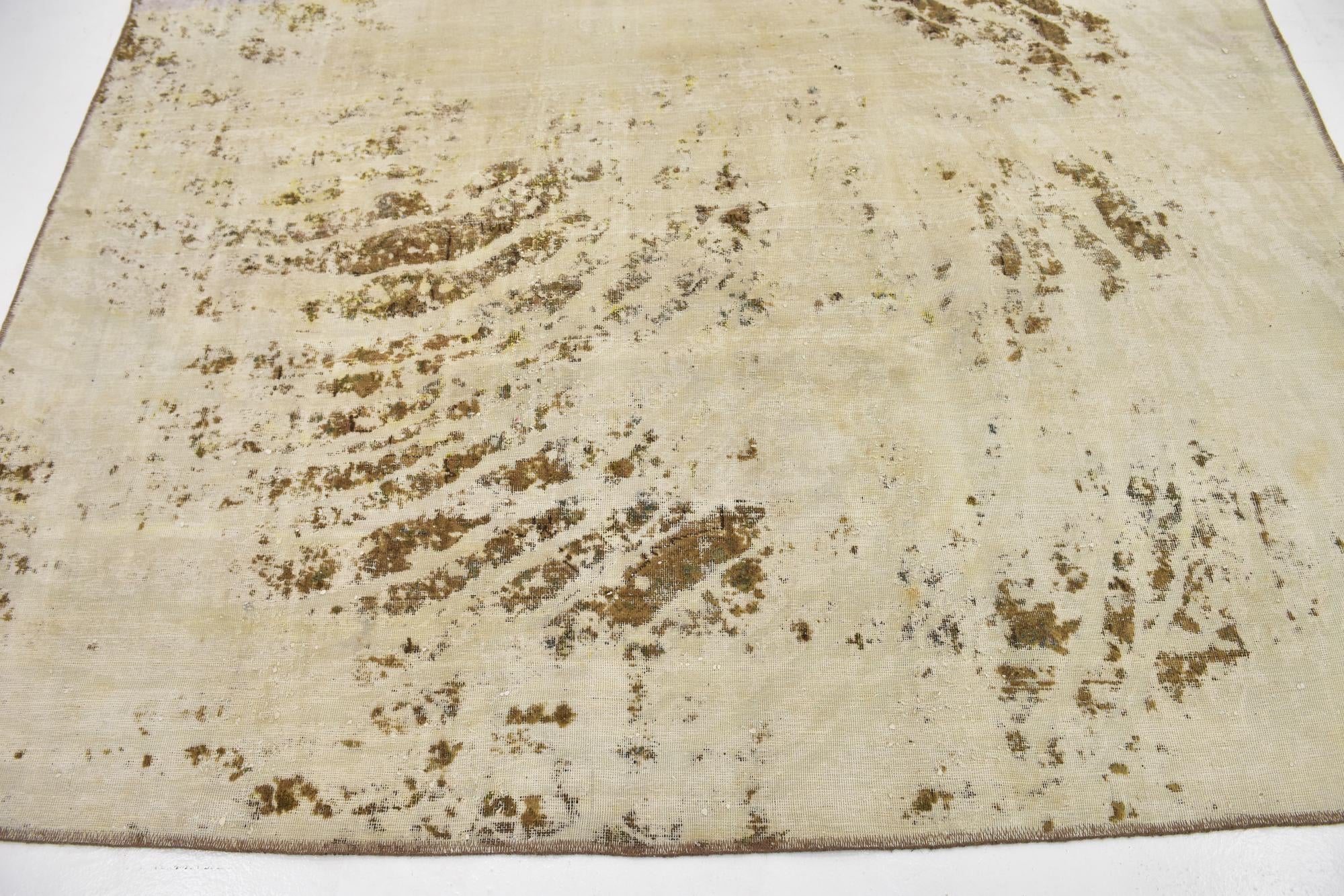 7' 7 x 11' 2 Hand Knotted Ultra Vintage Persian Wool Rug