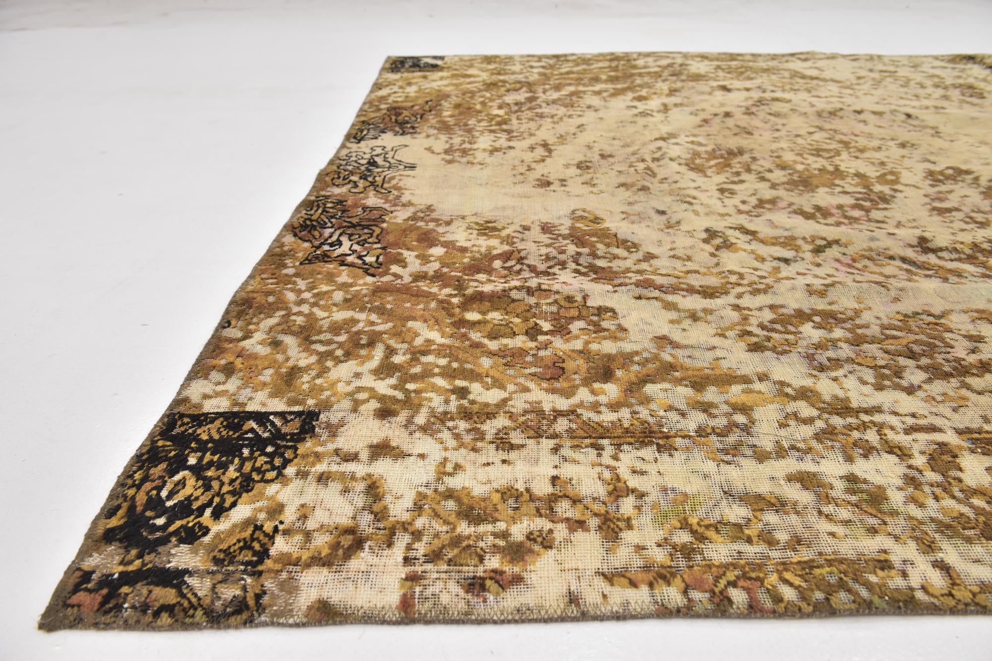 8' 2 x 9' 4 Hand Knotted Ultra Vintage Persian Wool Rug