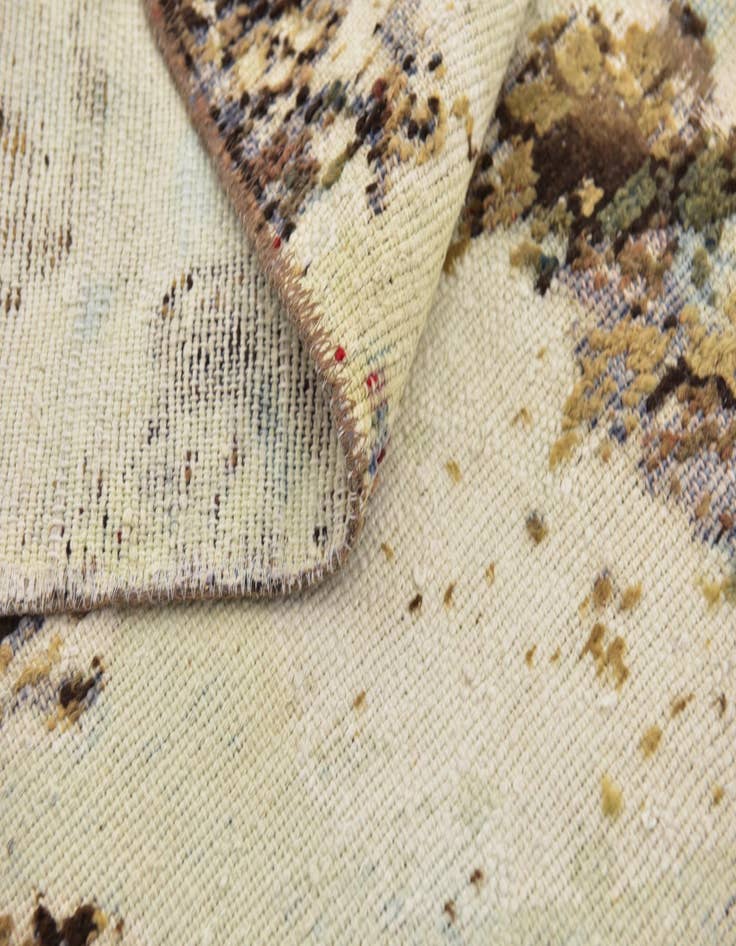 Detail image of 9' 4 x 11'  Hand Knotted Ultra Vintage Persian Wool Rug