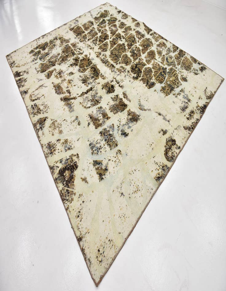 Detail image of 9' 4 x 11'  Hand Knotted Ultra Vintage Persian Wool Rug