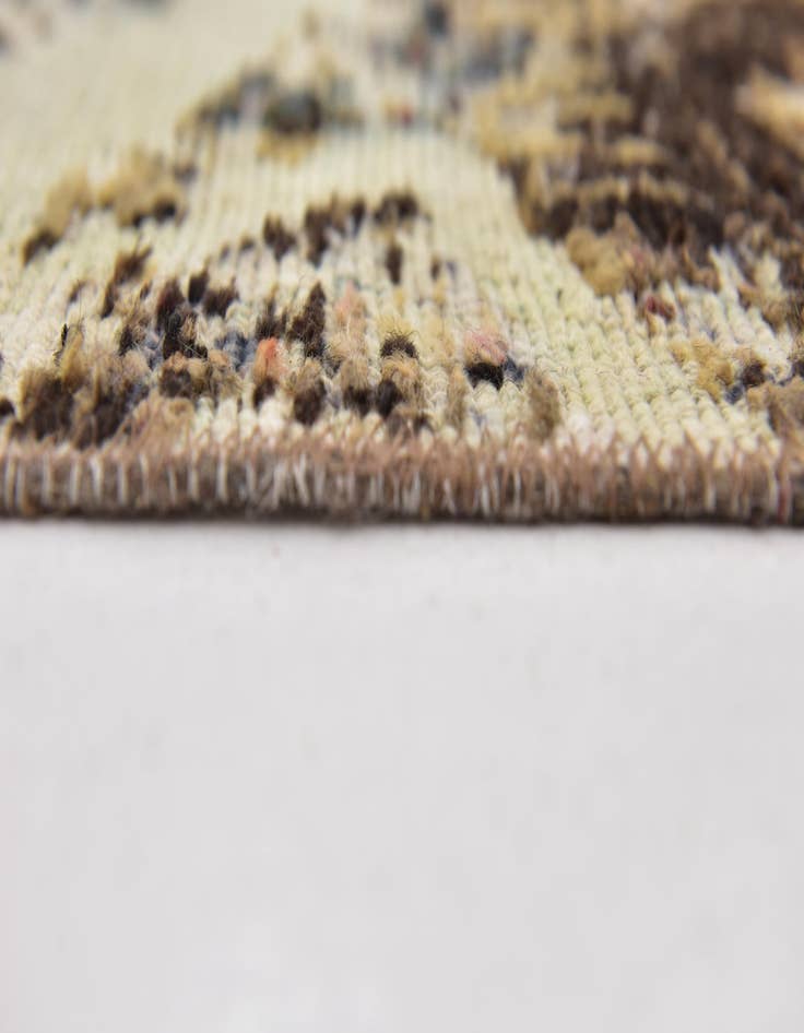 Detail image of 9' 4 x 11'  Hand Knotted Ultra Vintage Persian Wool Rug