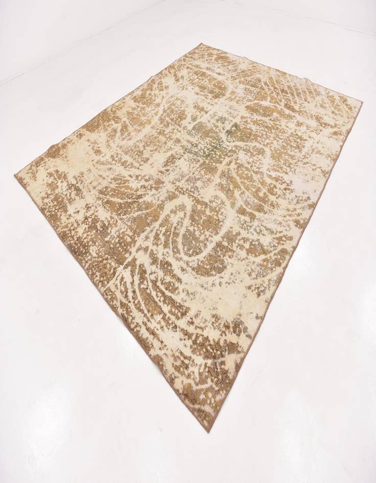 Detail image of 9' x 11' 2  Hand Knotted Ultra Vintage Persian Wool Rug