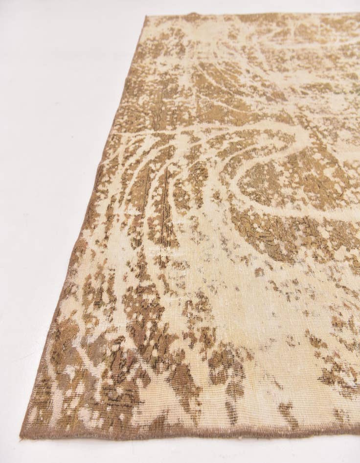 Detail image of 9' x 11' 2  Hand Knotted Ultra Vintage Persian Wool Rug