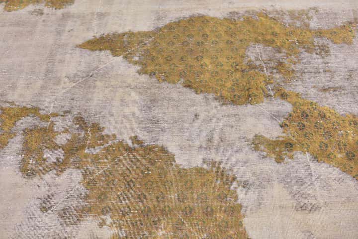 5' 10 x 9' Hand Knotted Ultra Vintage Persian Wool Rug