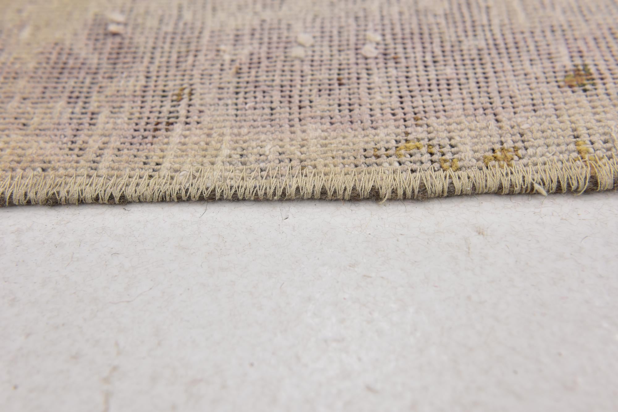 5' 10 x 9' Hand Knotted Ultra Vintage Persian Wool Rug