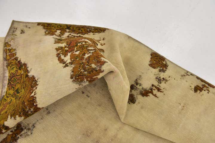 6' x 9' Hand Knotted Ultra Vintage Persian Wool Rug