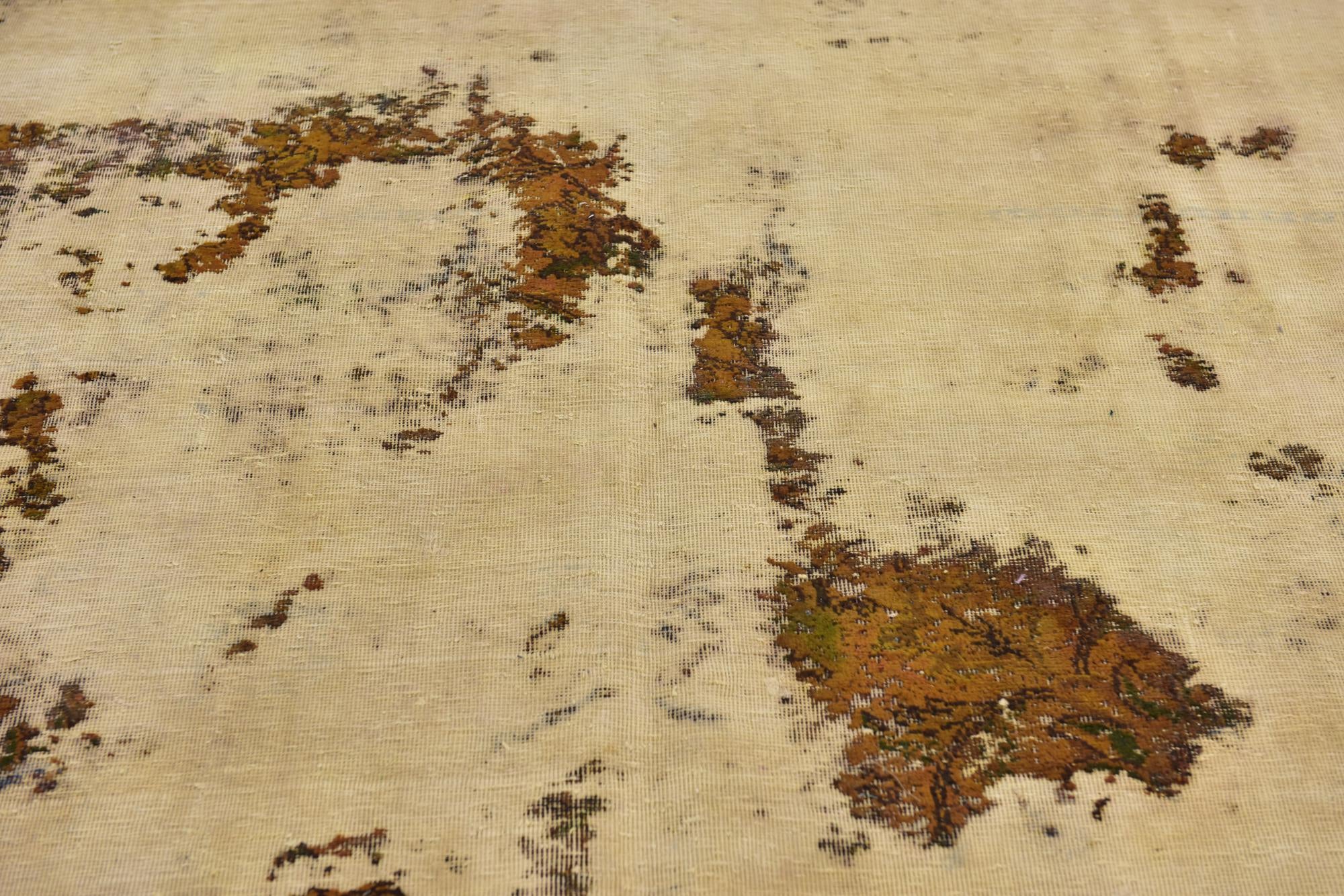 6' x 9' Hand Knotted Ultra Vintage Persian Wool Rug