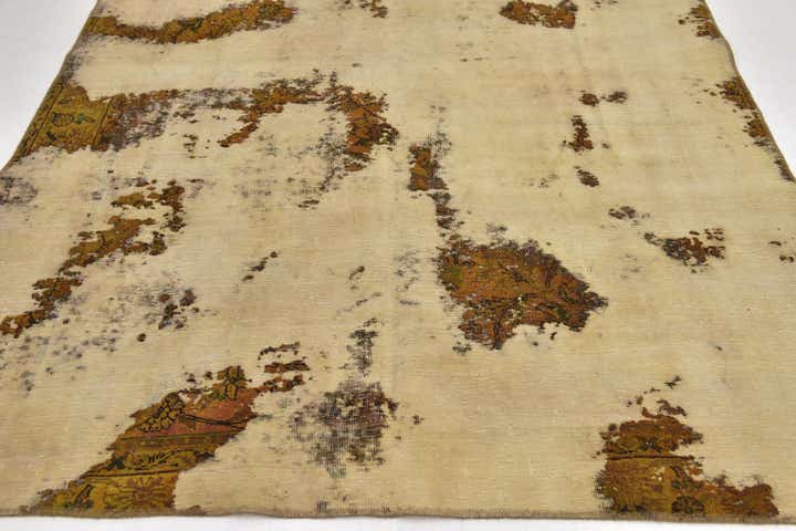 6' x 9' Hand Knotted Ultra Vintage Persian Wool Rug