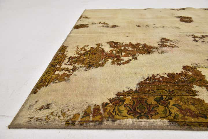 6' x 9' Hand Knotted Ultra Vintage Persian Wool Rug