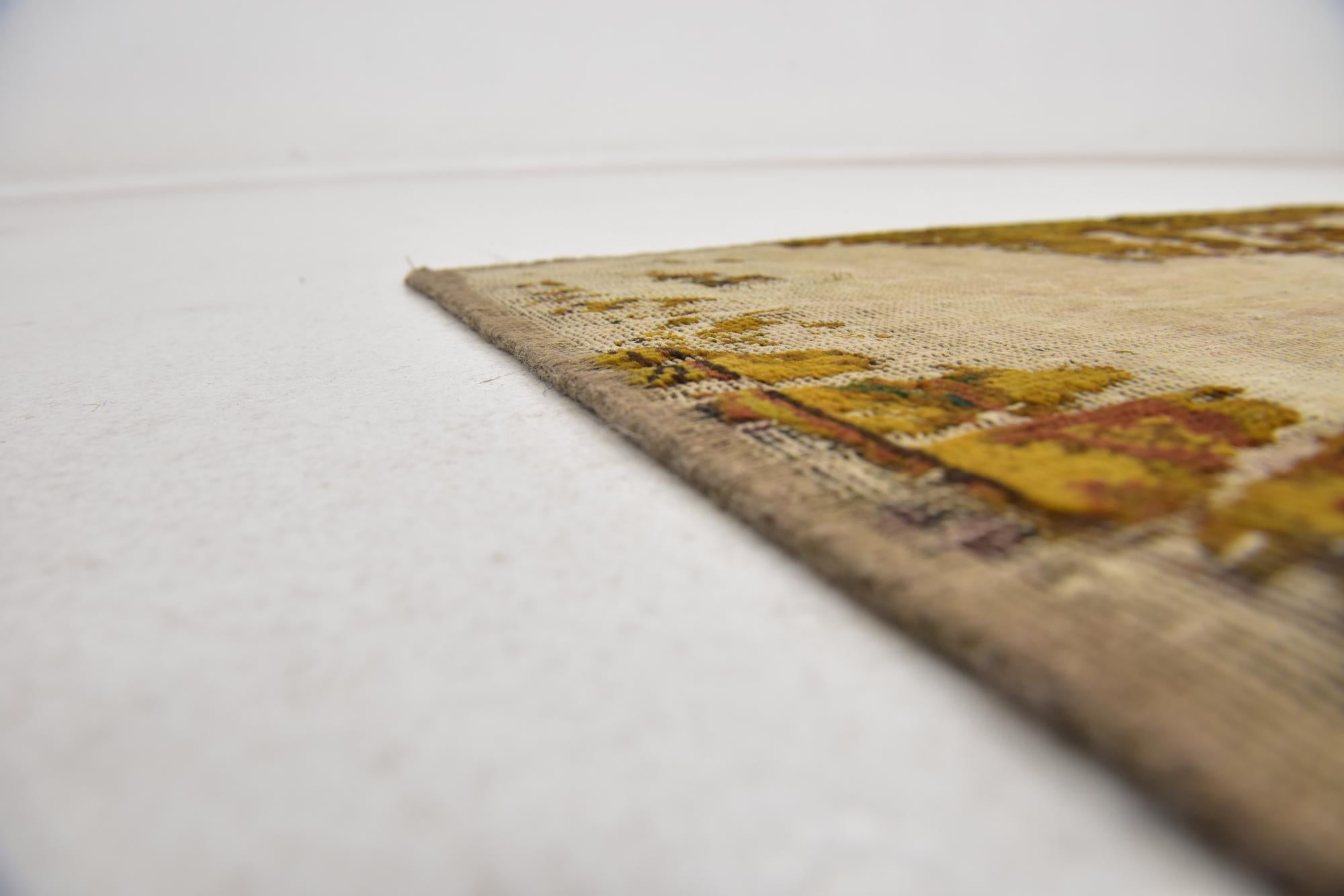 6' x 9' Hand Knotted Ultra Vintage Persian Wool Rug