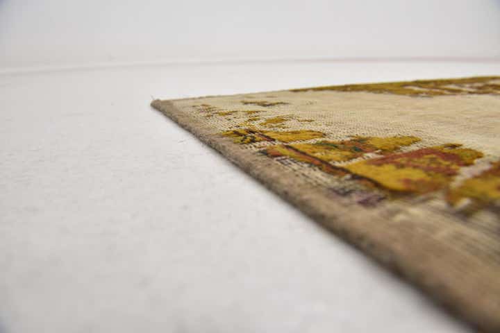 6' x 9' Hand Knotted Ultra Vintage Persian Wool Rug