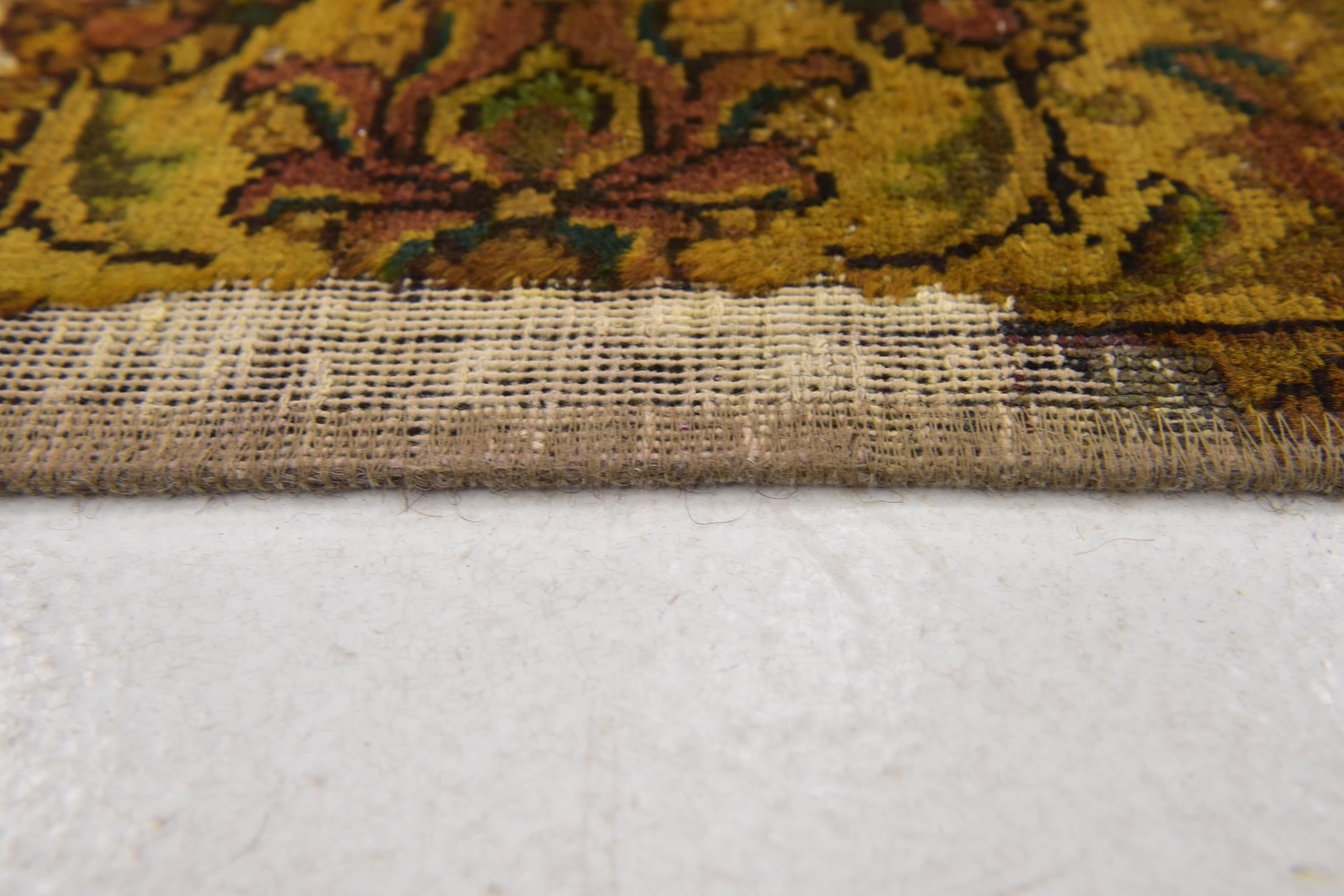 6' x 9' Hand Knotted Ultra Vintage Persian Wool Rug