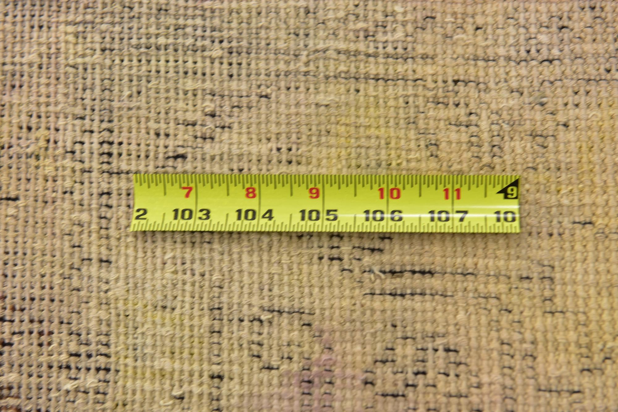 6' 2 x 9' Hand Knotted Ultra Vintage Persian Wool Rug
