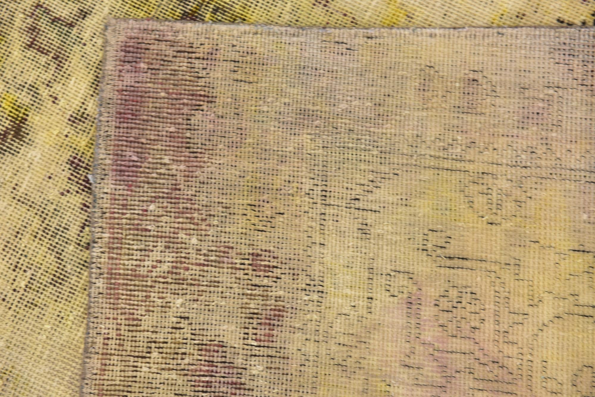 6' 2 x 9' Hand Knotted Ultra Vintage Persian Wool Rug