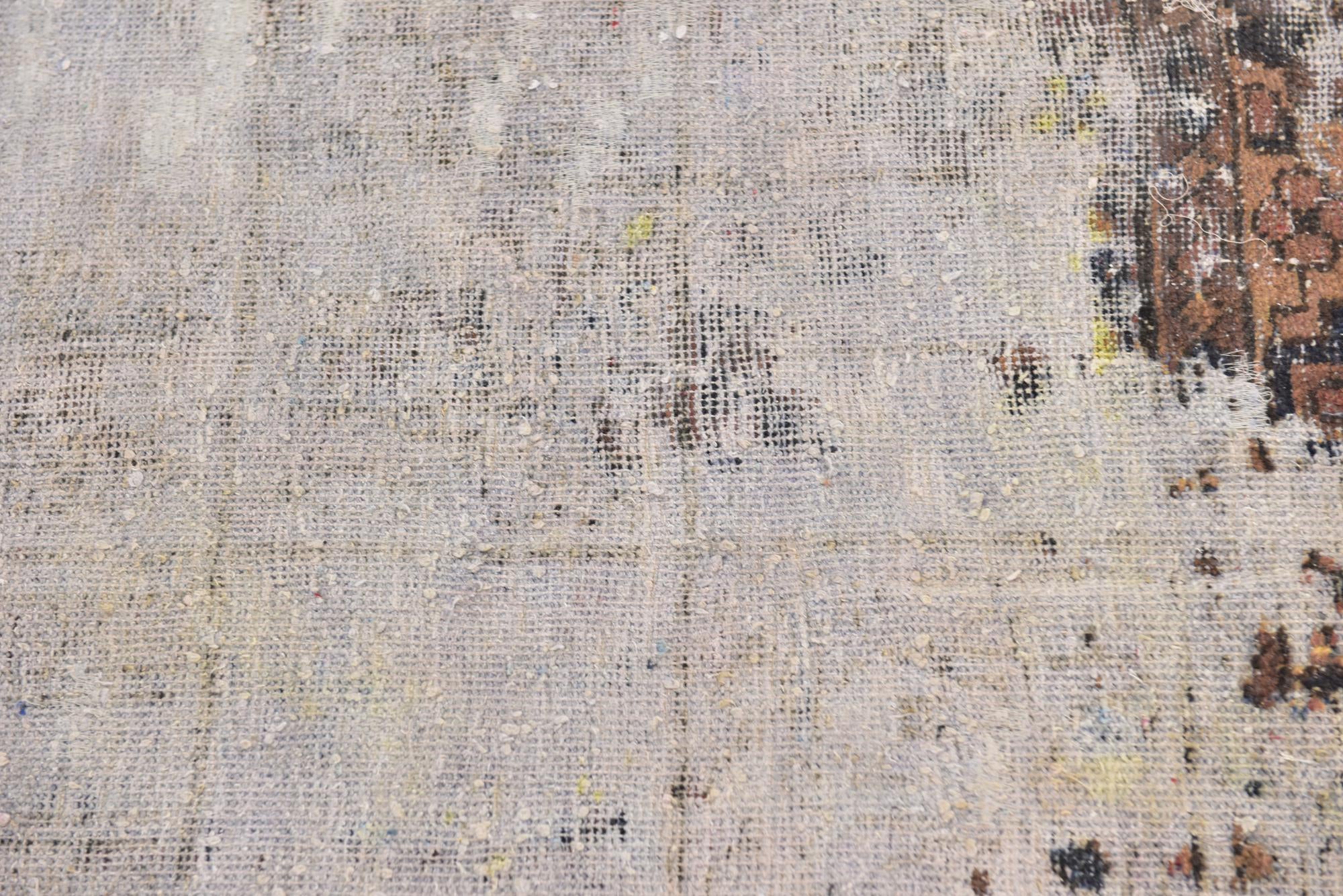 2' 8 x 5' Hand Knotted Ultra Vintage Persian Wool Rug
