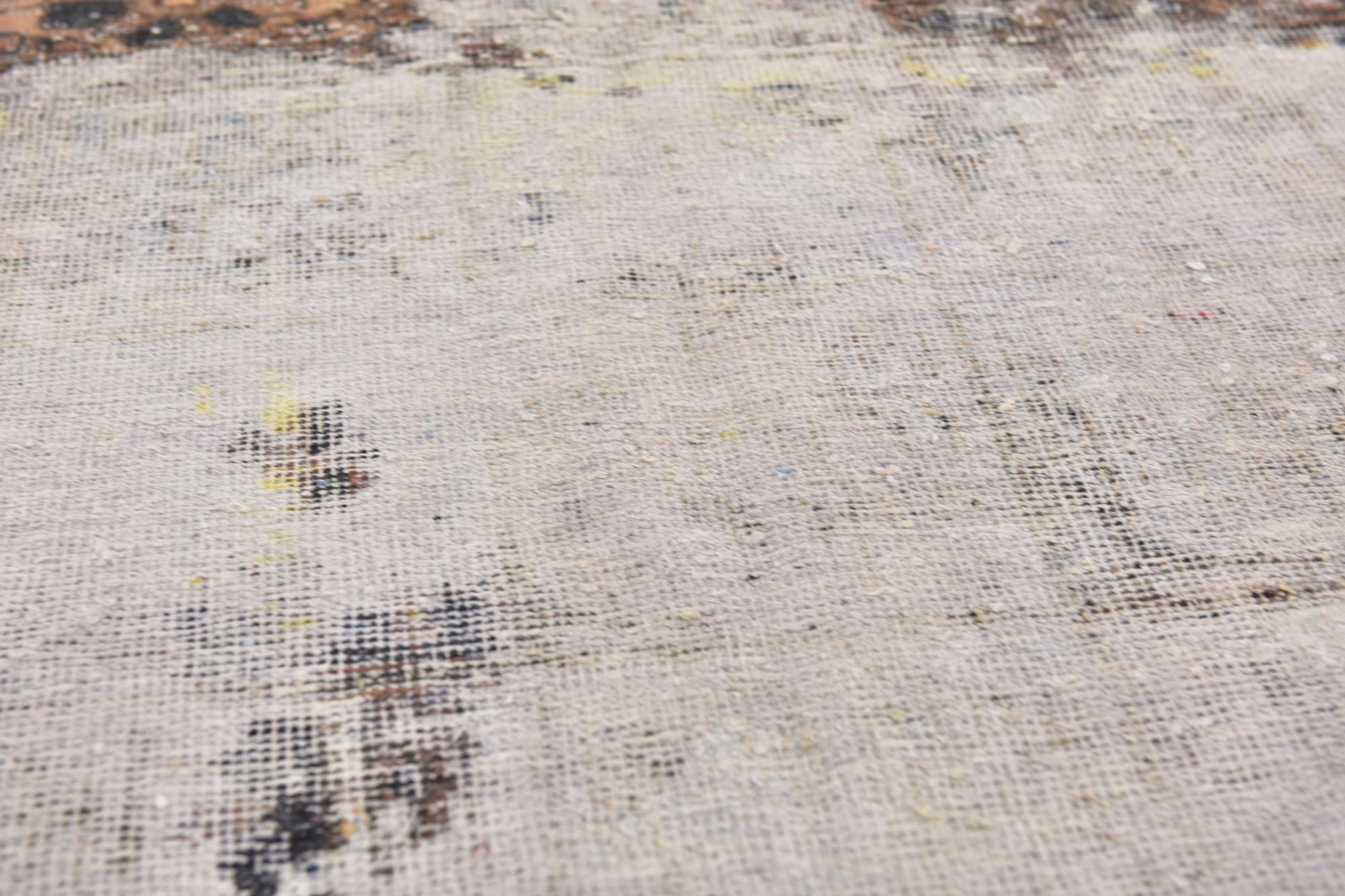 2' 8 x 5' Hand Knotted Ultra Vintage Persian Wool Rug