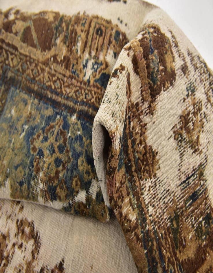 Detail image of 5' 10 x 8' 5  Hand Knotted Ultra Vintage Persian Wool Rug