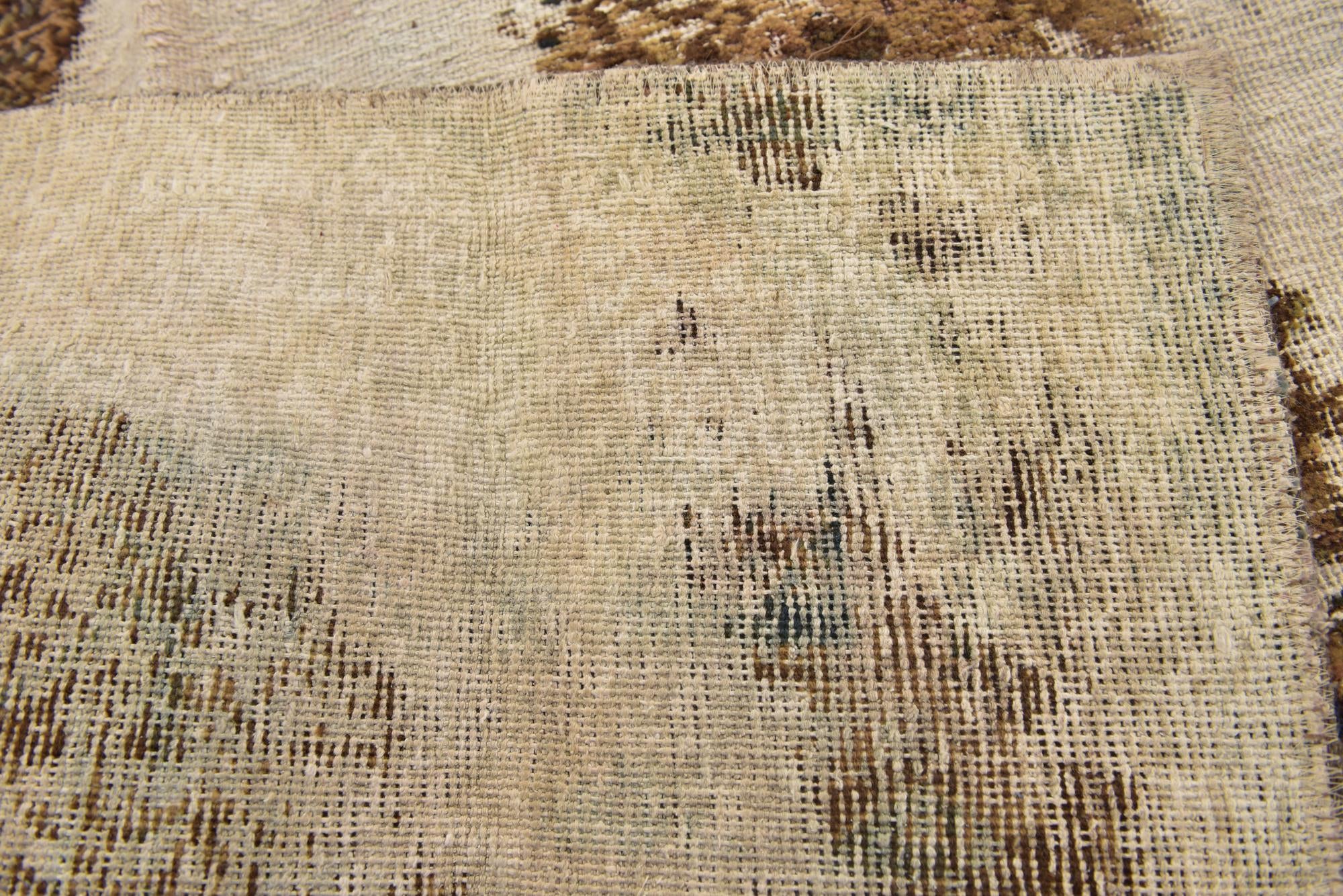 5' 10 x 8' 5 Hand Knotted Ultra Vintage Persian Wool Rug