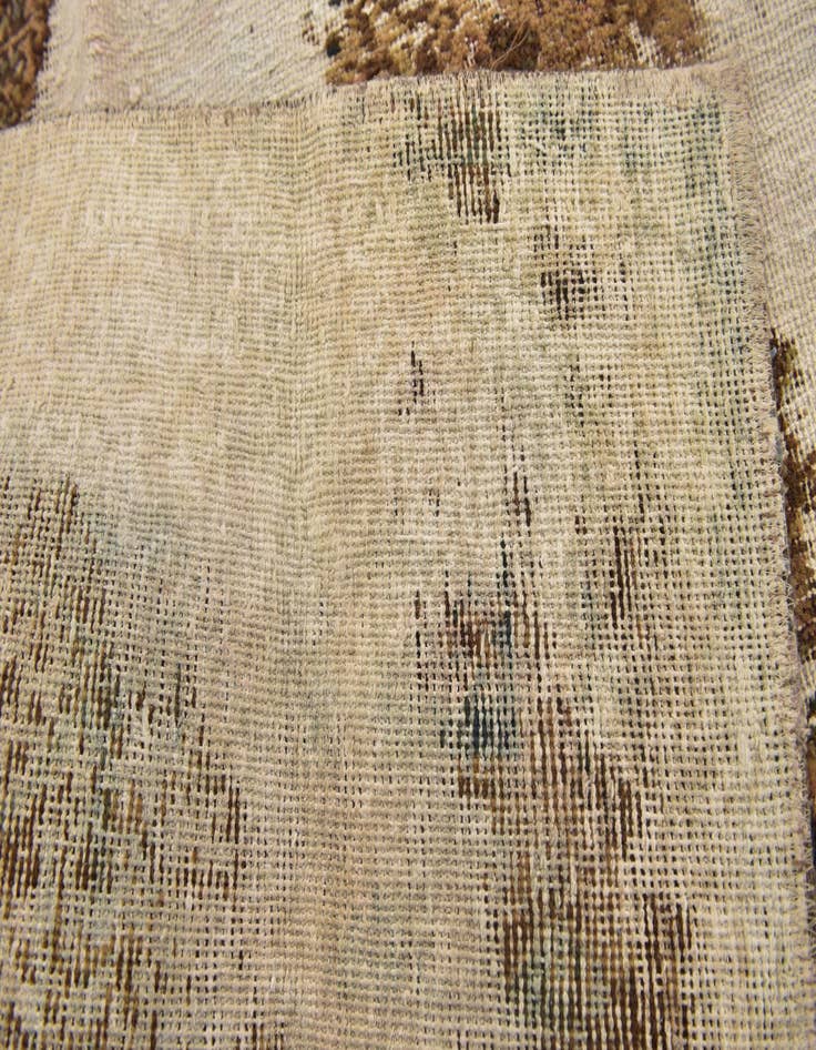 Detail image of 5' 10 x 8' 5  Hand Knotted Ultra Vintage Persian Wool Rug