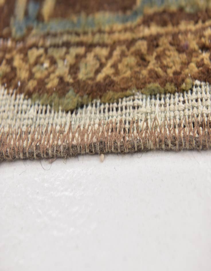 Detail image of 5' 10 x 8' 5  Hand Knotted Ultra Vintage Persian Wool Rug