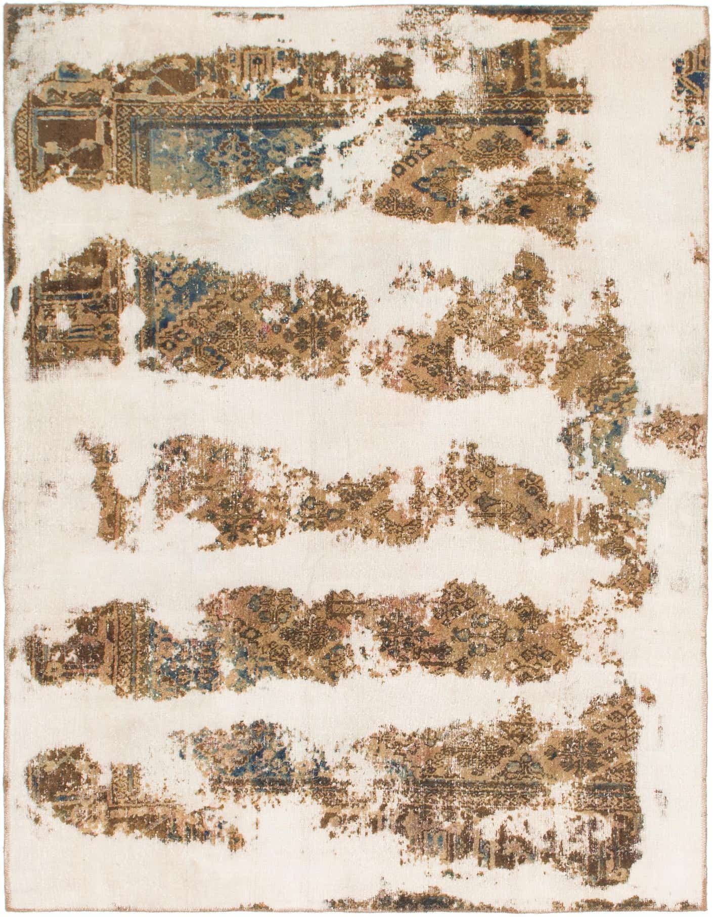 Primary image 5' 10 x 8' 5  Hand Knotted Ultra Vintage Persian Wool Rug