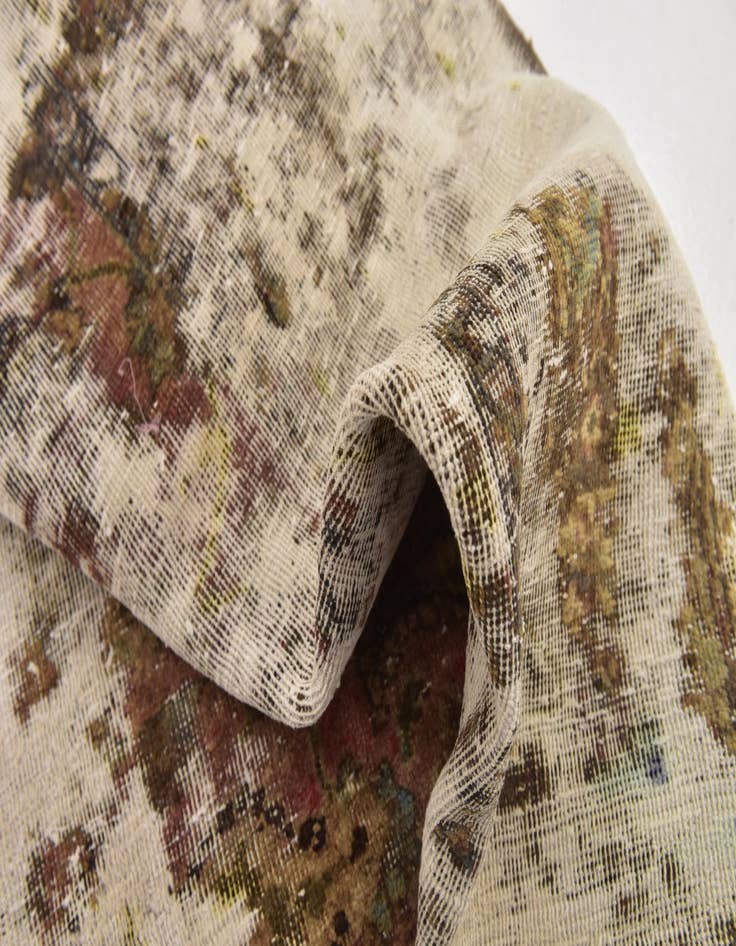 Detail image of 6' x 8'  Hand Knotted Ultra Vintage Persian Wool Rug