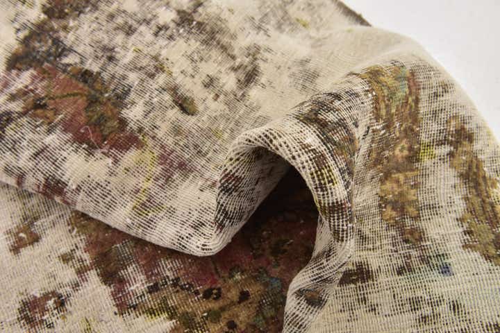 6' x 8' Hand Knotted Ultra Vintage Persian Wool Rug